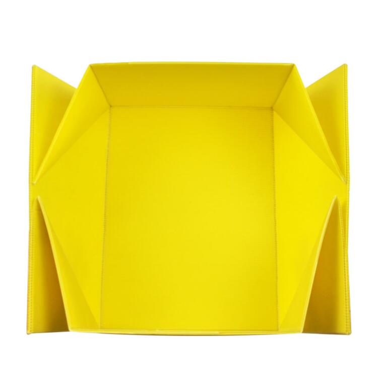 黄色可折叠周转箱